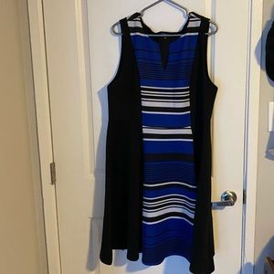 Blacks and blue torrid skater dress
